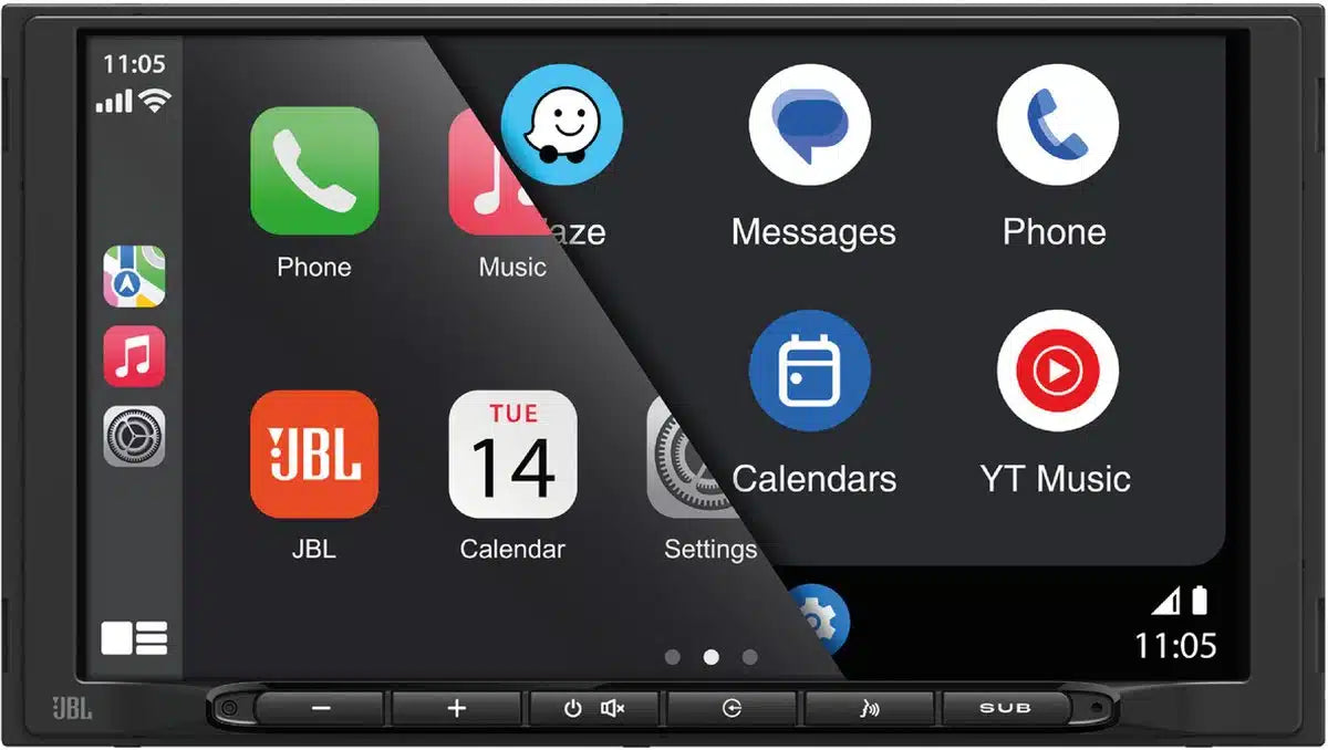 JBL Legend 700D – 2-DIN Autoradio met 7″ Touchscreen, DAB+, CarPlay & Android Auto - PICKUP-PARTS