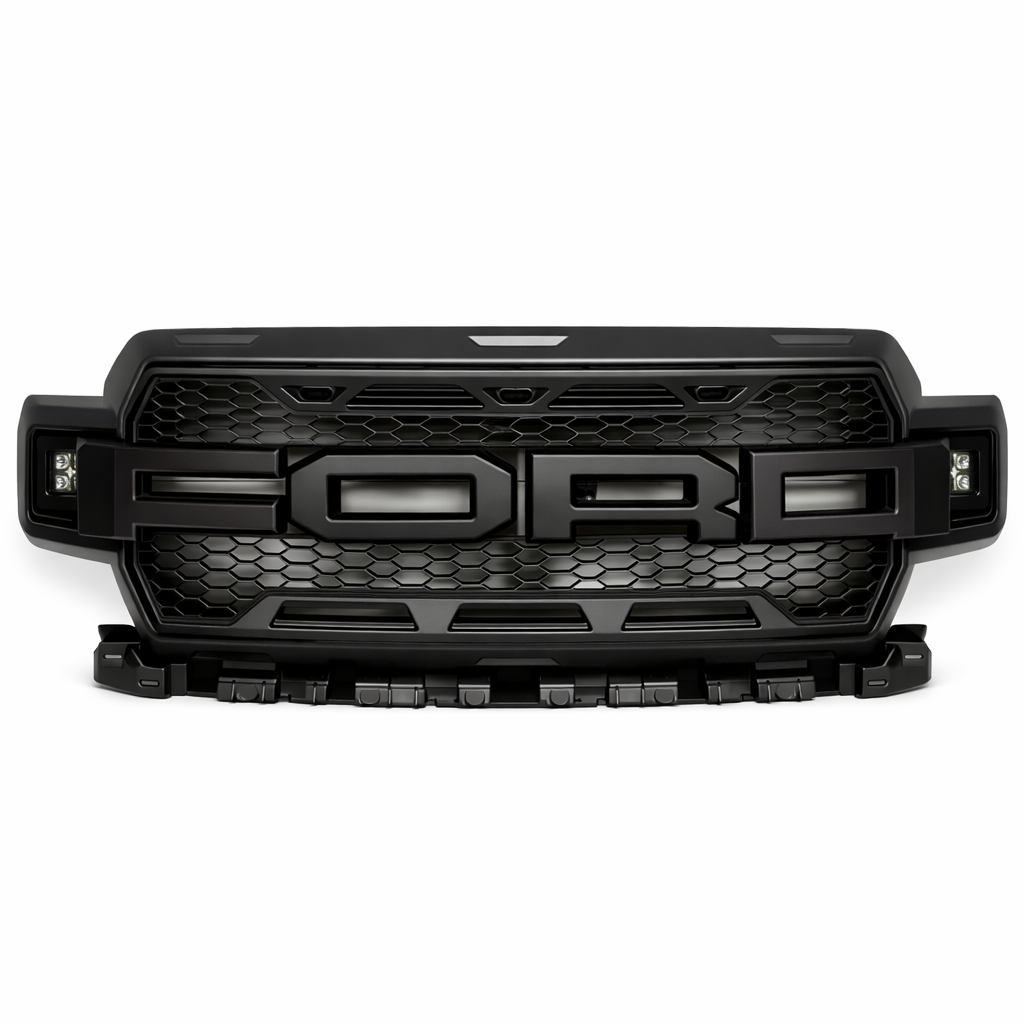 Ford F150 grill raptor met LED Verstralers 2018+ - PICKUP-PARTS