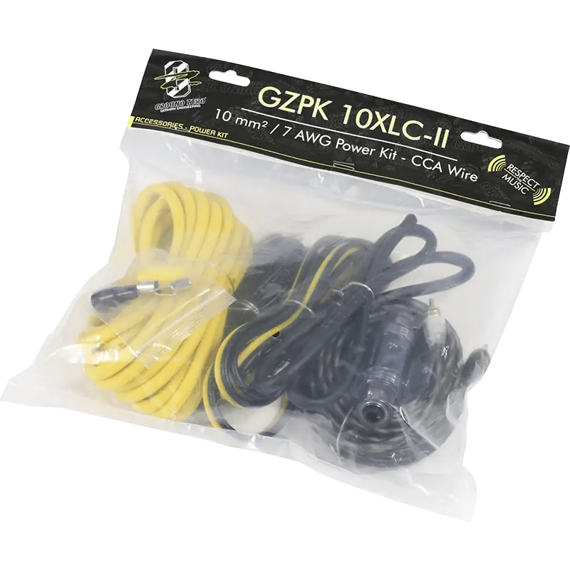 Ground Zero GZPK 10XLC-II – Complete 10 mm² Versterker Installatiekit - PICKUP-PARTS