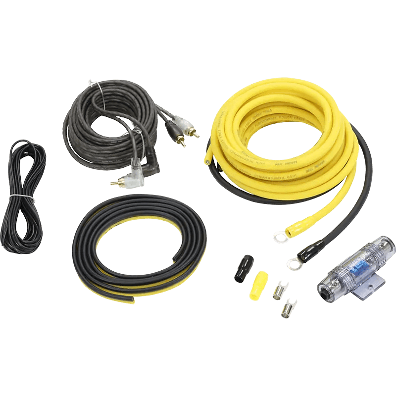 Ground Zero GZPK 10XLC-II – Complete 10 mm² Versterker Installatiekit - PICKUP-PARTS