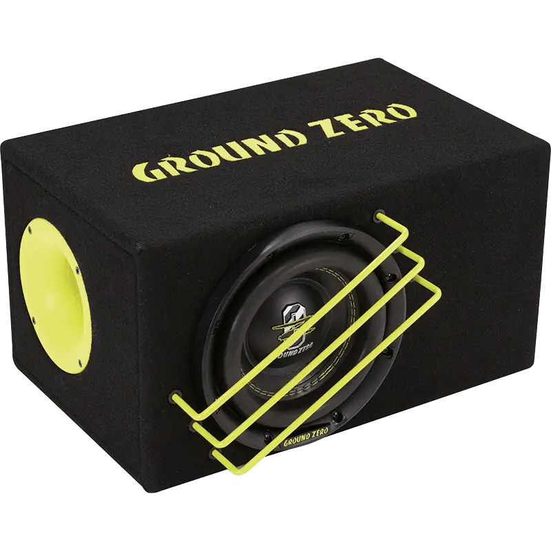 Ground Zero GZRB 20SPL – 8 inch SPL Subwoofer met Bassreflexbehuizing - PICKUP-PARTS