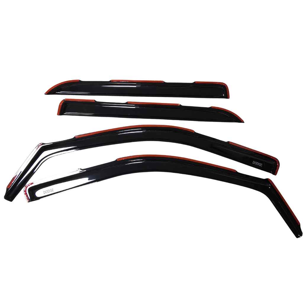 Dodge Ram rain deflectors gen 4 2008-2018 (crewcab) - PICKUP-PARTS