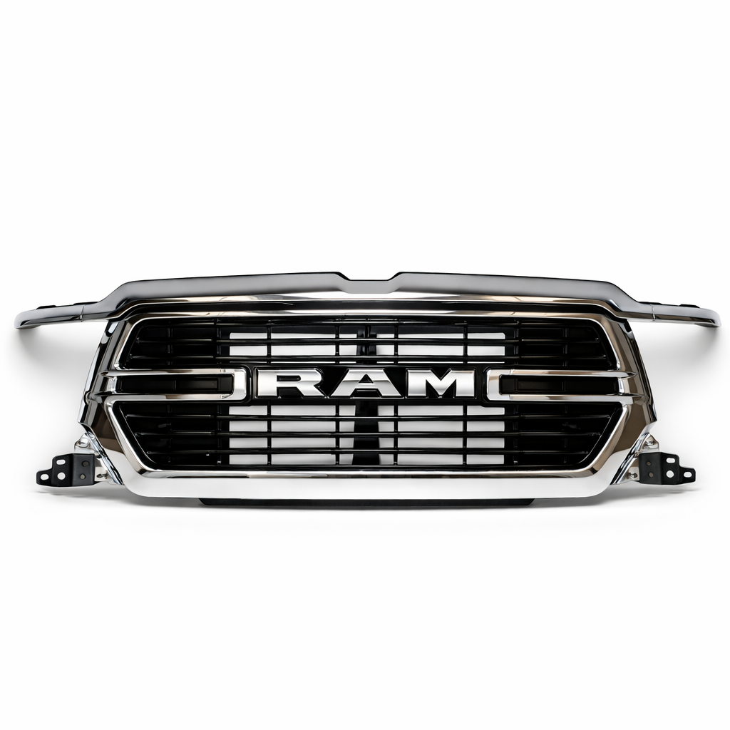 Dodge Ram 1500 grill chrome 2018+ - PICKUP-PARTS